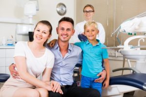 Family visiting West Brookfield family dentist 